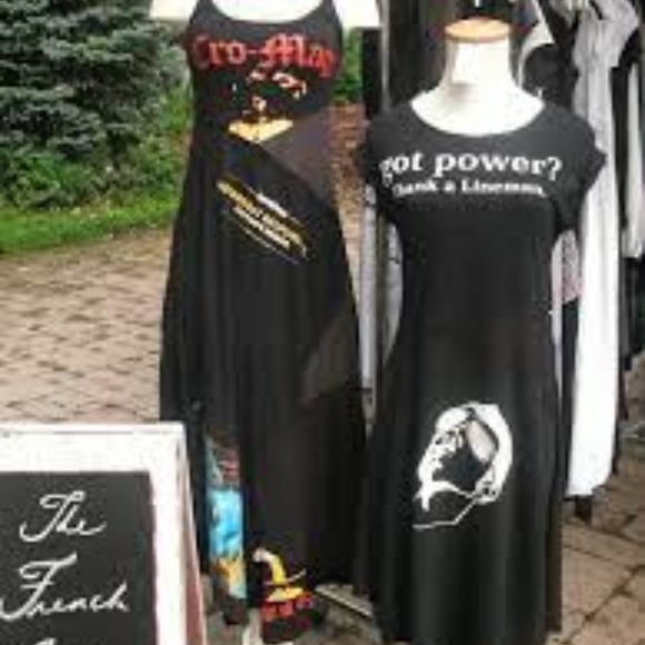 Dresses Vintage Rock N Roll Tshirt Dress Made In Canada Artisan Piece